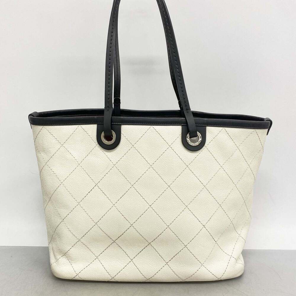 CHANEL Black Caviar Leather Tote Bag - Picture 10 of 10